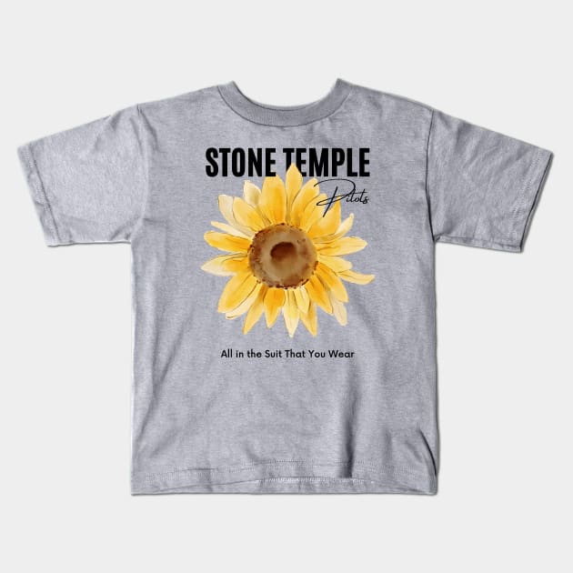 STP - All In The Sult That You Wear // Art work in Album Fan Art Kids T-Shirt by Liamlefr